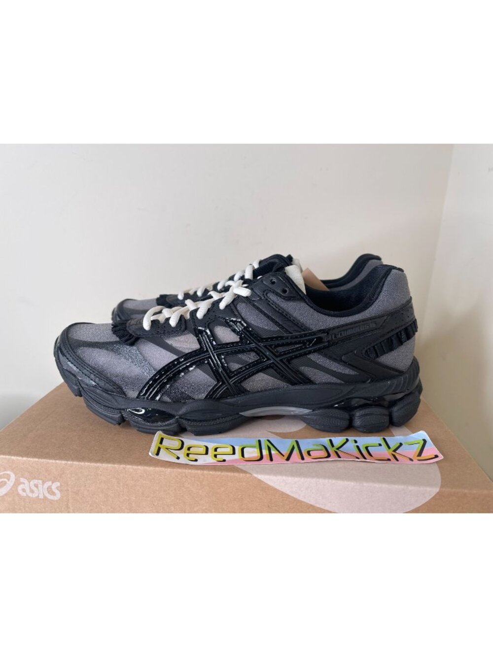 Asics Gel Cumulus 16 x Griff Black WOMENS 9.5US / MENS 8US